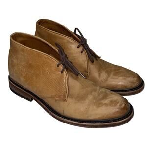 FRYE James Tan Brown Leather Chukka Boots    Size: 9.5D